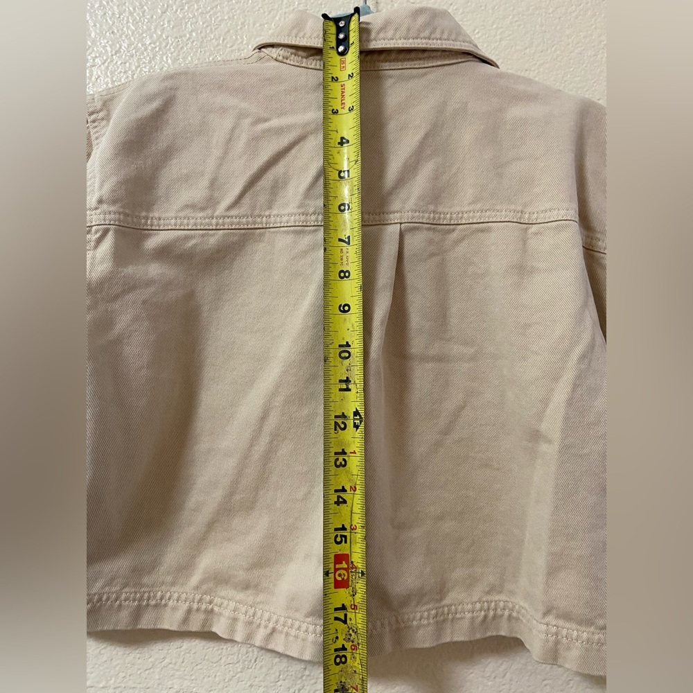 Zara Beige Crop Top size:XL - Picture 9 of 16
